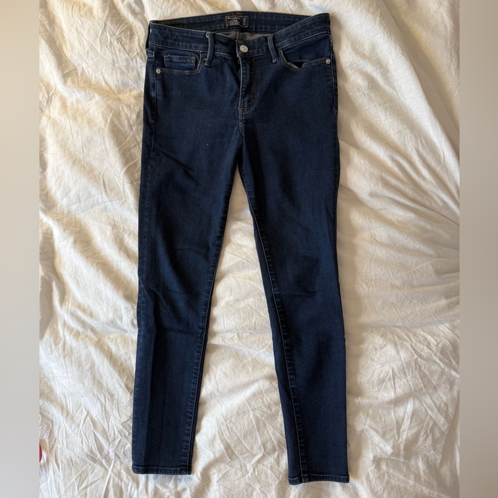 Abercrombie & Fitch Harper Low Rise Super Skinny Jeans 4 Short